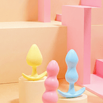 Plug Anal de TPE Suave Colores Pastel "Ice Cream" Diferentes Tamaños 