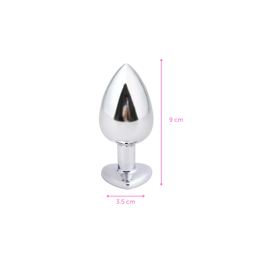 PLUG ANAL CORAZÓN LARGE