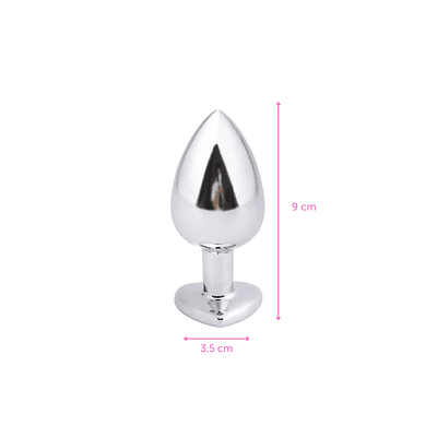 PLUG ANAL CORAZÓN LARGE