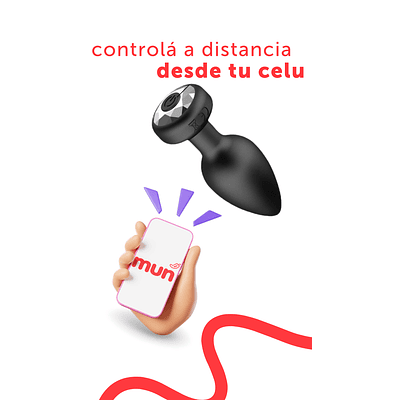 Plug Anal Vibrador con App – Control total desde tu celular
