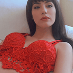 CONJUNTO RED LOVE - Lencería Encaje Floral 3 Piezas – Corpiño Bordado + Bombacha