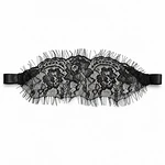 Set de Accesorios Negro con Orejas de Gatita, Antifaz de Encaje y Esposas Decorativas
