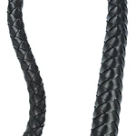 Cola de Demonio Plug Anal Trenzada Negra