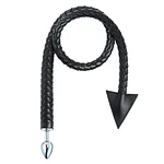 Cola de Demonio Plug Anal Trenzada Negra