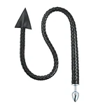 Cola de Demonio Plug Anal Trenzada Negra