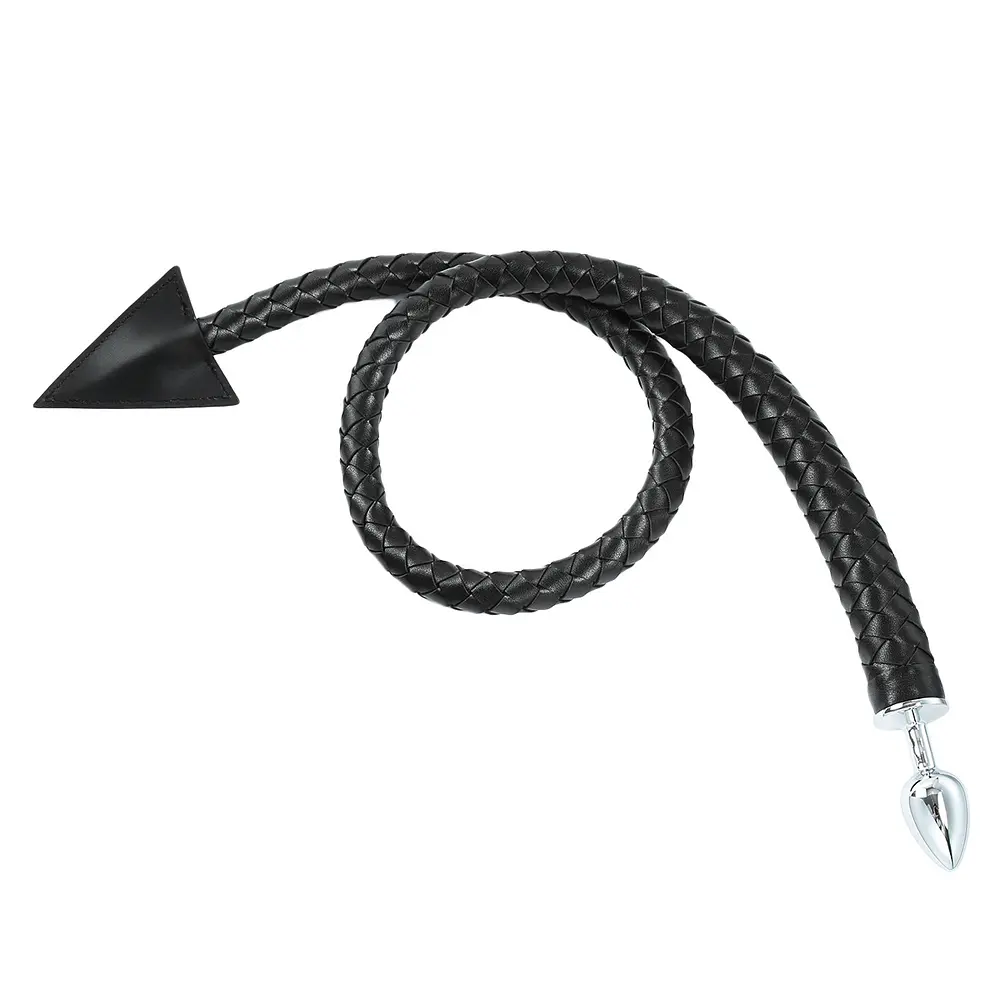 Cola de Demonio Plug Anal Trenzada Negra