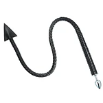 Cola de Demonio Plug Anal Trenzada Negra