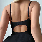 Disfraz de Bailarina Mujer con Corset y Falda de Encaje – Rosa o Negro 
