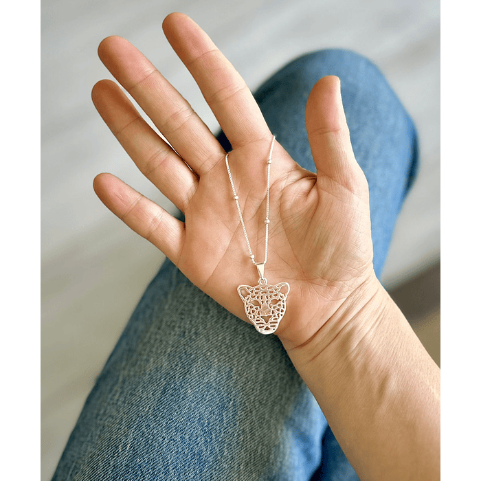 Cadenita jaguar plata 1