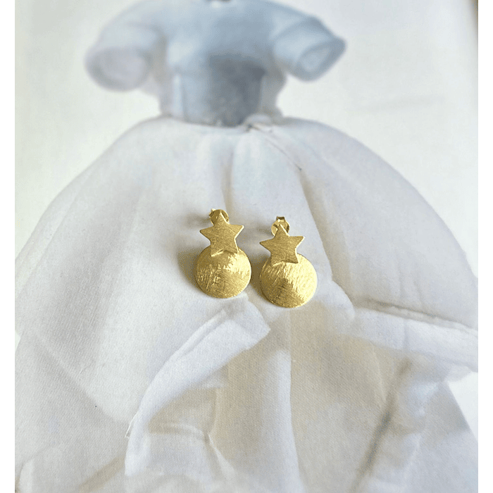 Aros Estrella oro 1