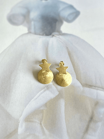 Aros Estrella oro