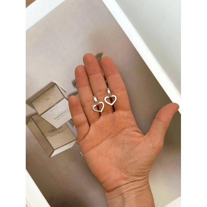 Aros Silver heart 3