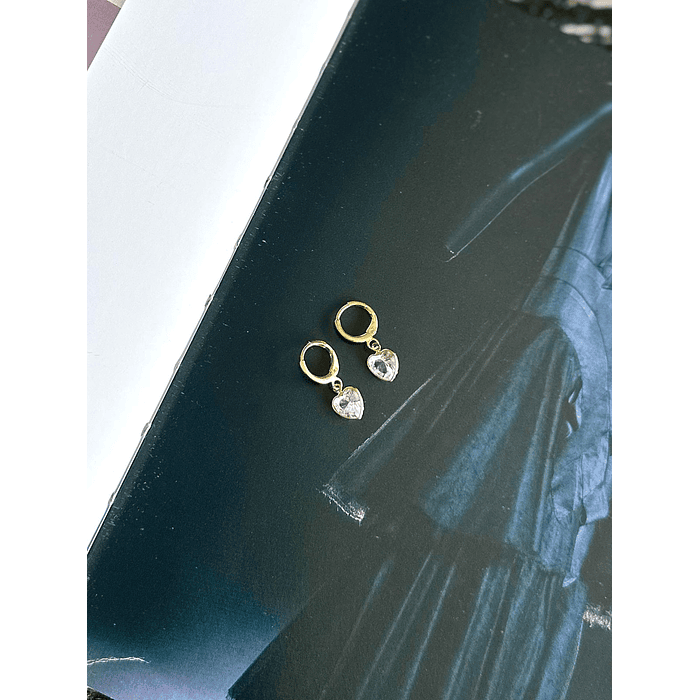 Argollas gota corazón 2