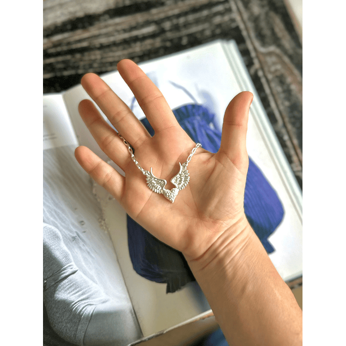 Collar Silver Wings 2