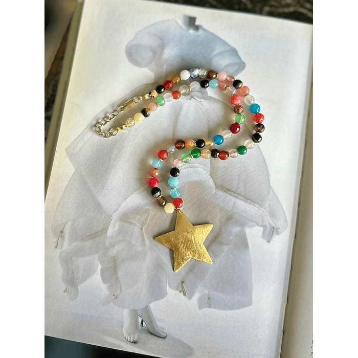 Collar de piedras colores Simone 1