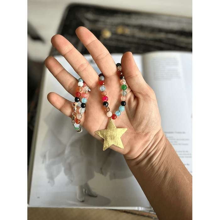 Collar de piedras colores Simone 2