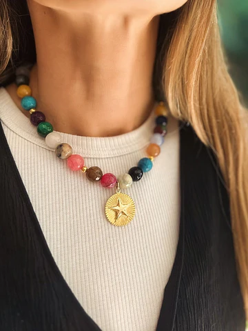 Collar de piedras XL Virginia