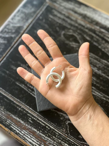 Argollas Elisa L plata 