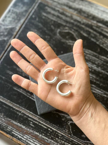 Argollas Elisa L plata 