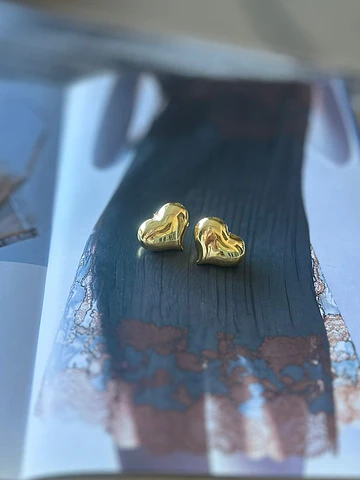 Aros corazón Chic