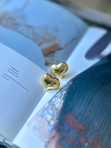 Aros corazón Chic