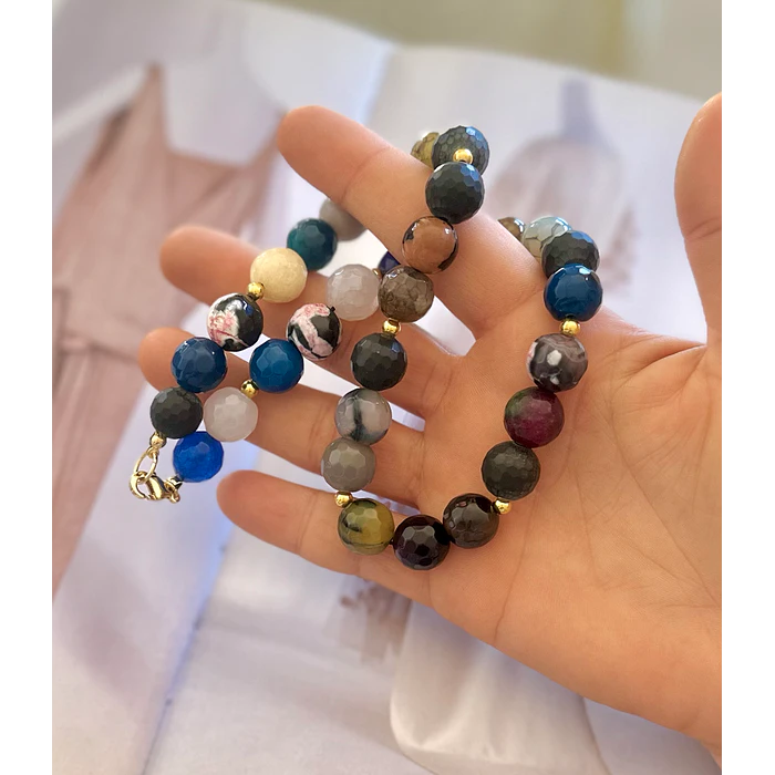 Collar Piedras Tierra XL 4