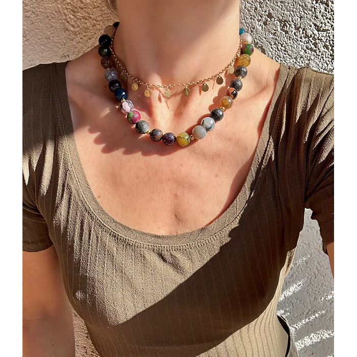 Collar Piedras Tierra XL 5
