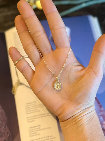 Cadena Virgencita Oro 