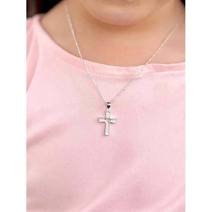 Cadenita María Plata italiana 5