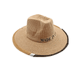 Velo apícola con sombrero café tipo yuta
