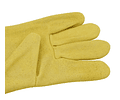 Guantes con tela al codo manga amarilla