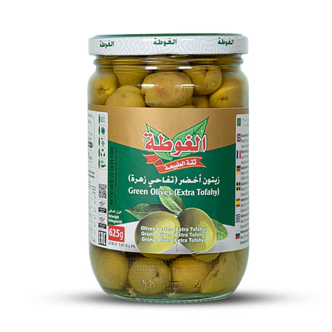 Aceitunas Árabes Verdes con Cuesco Algota 625g