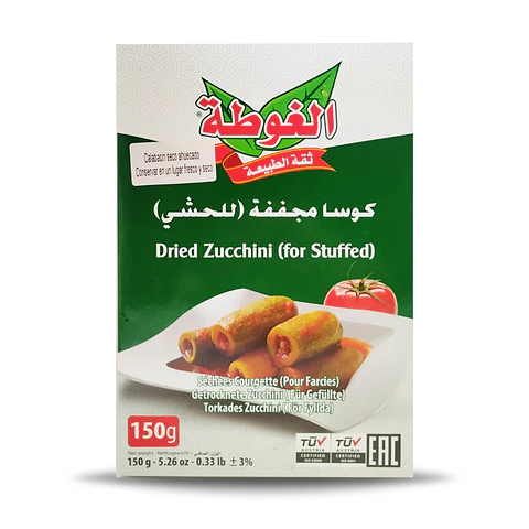 Zapallitos Italianos Deshidratados Ahuecados Algota 150g