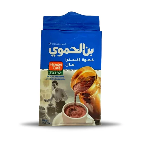 Café Árabe con Extra Cardamomo Hamwi 200g