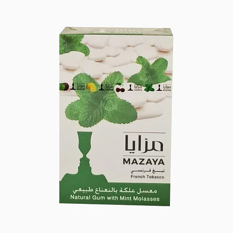 Tabaco de Arguile Mazaya Chicle de Menta 50 g