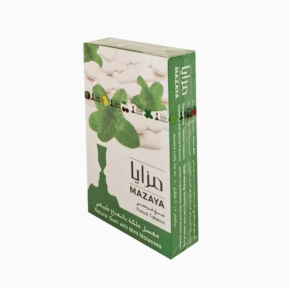 Tabaco de Arguile Mazaya Chicle de Menta 50 g 2