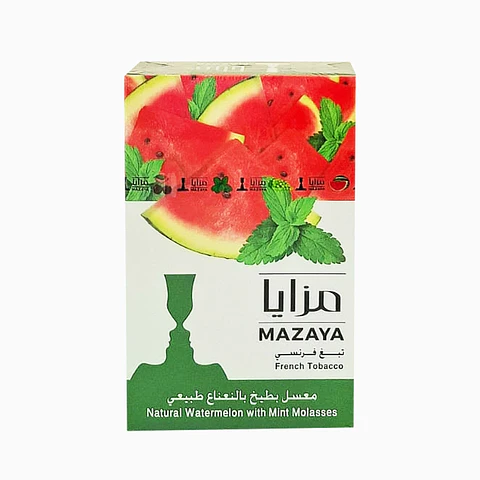 Tabaco de Arguile Mazaya Sandía y Menta 50 g