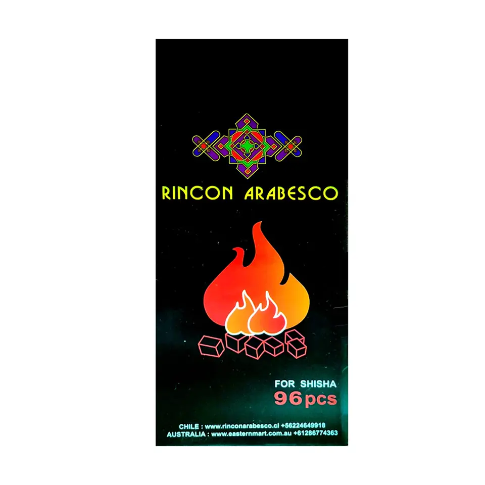 Carbón para Arguile/Hooka 96 piezas 1