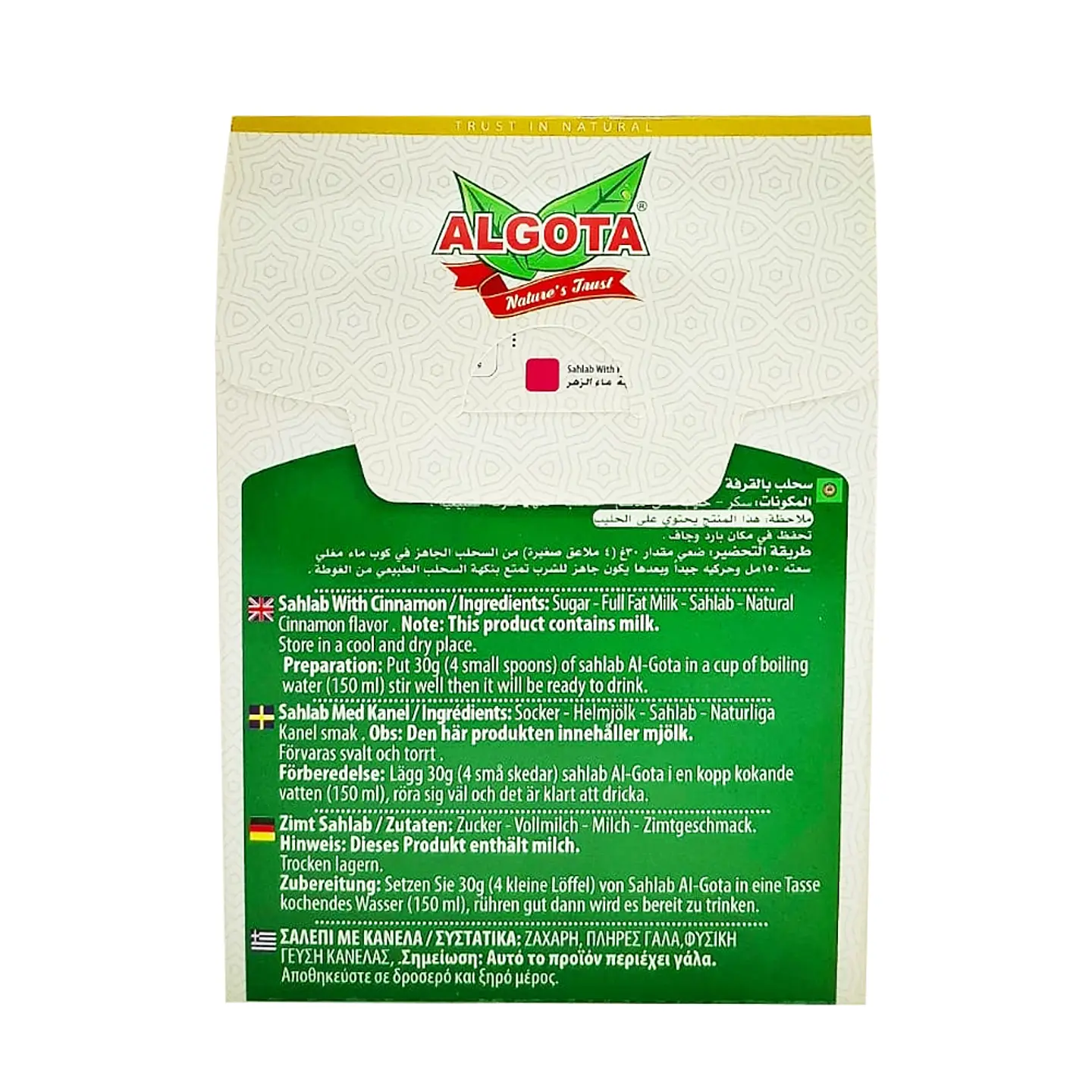 Sahlab con Canela Algota 130g 2