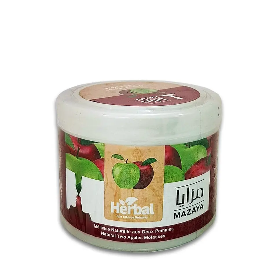 Hierbas para Arguile sin Tabaco Mazaya Dos Manzanas 250g 1