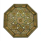 Bandeja hexagonal mosaico y nácar 40 - Miniatura 1