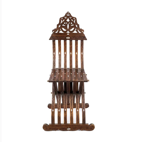 Silla de Madera con Nácar – 198 cm Alto
