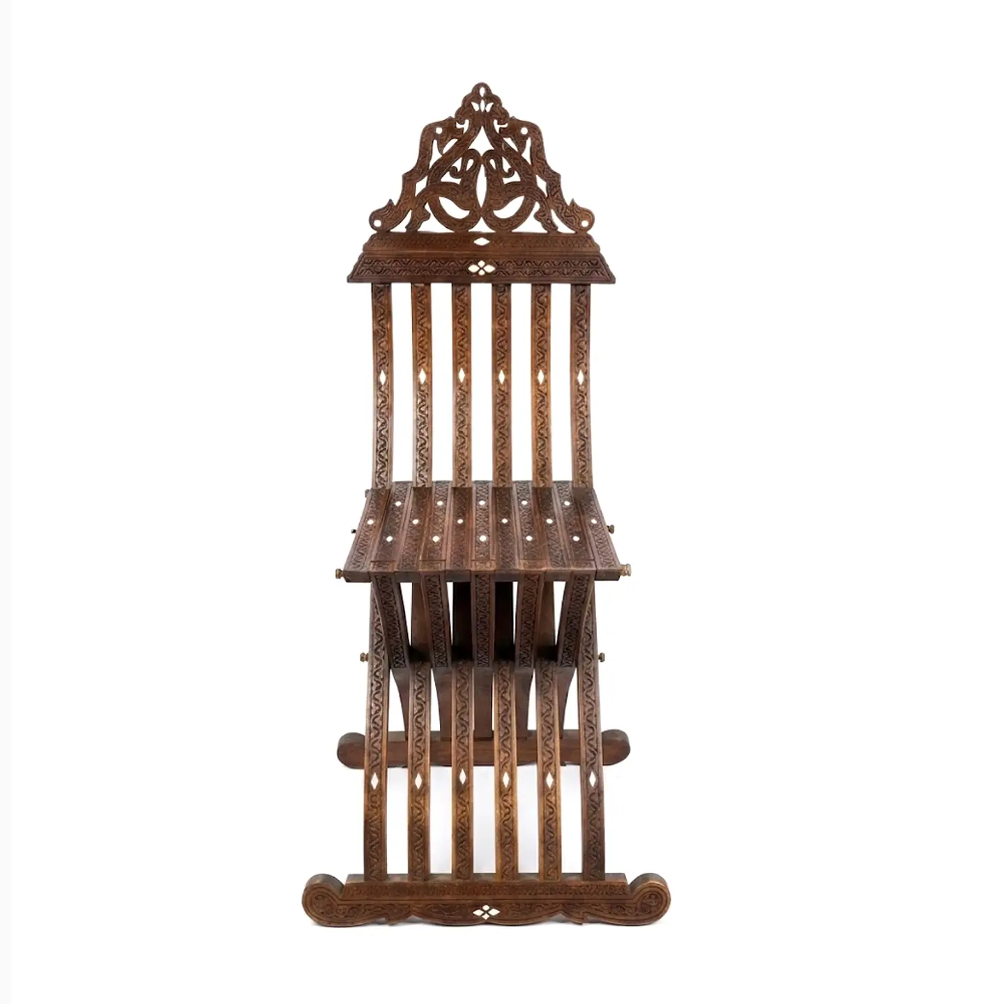 Silla de Madera con Nácar – 198 cm Alto 1