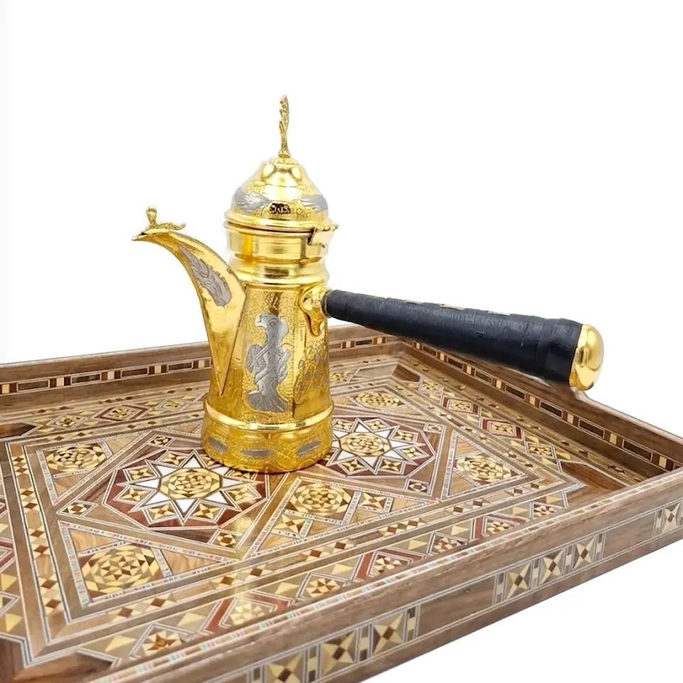 Cafetera de Bronce – 24 cm 3