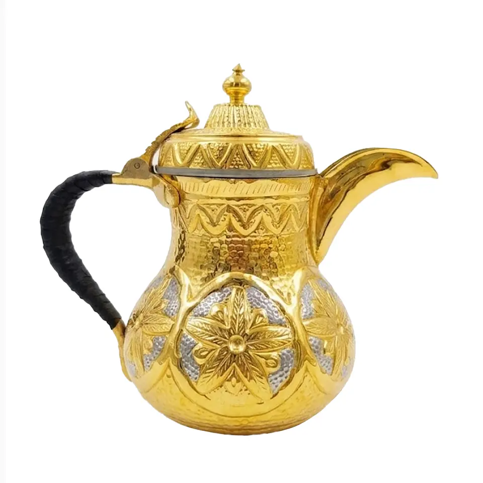 Cafetera de Bronce Macizo – 26 cm 1