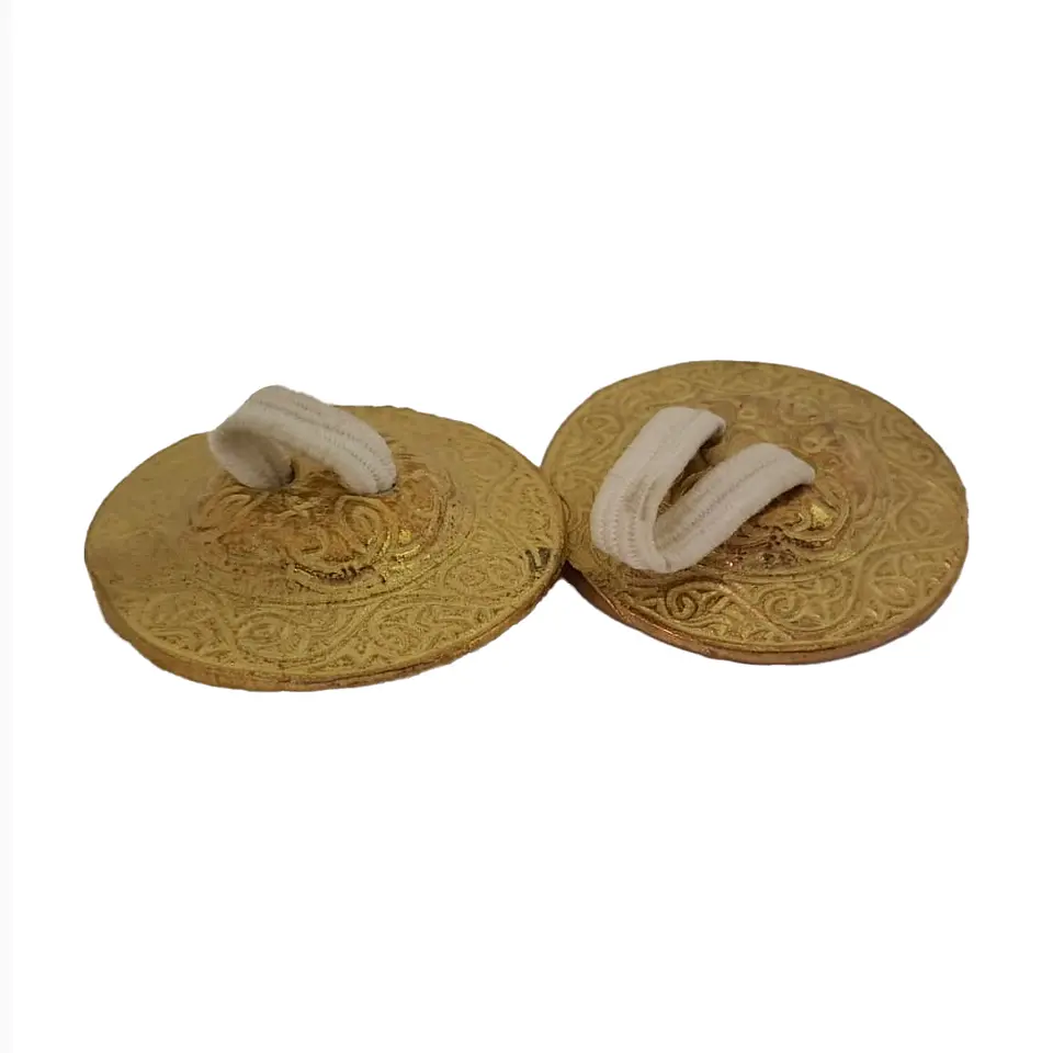 Crótalos de bronce de 4 cm  2