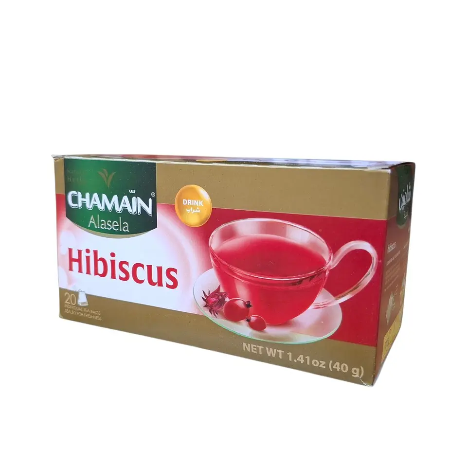 Té Chamain Hibiscus o flor de jamaica 20 bolsas  1