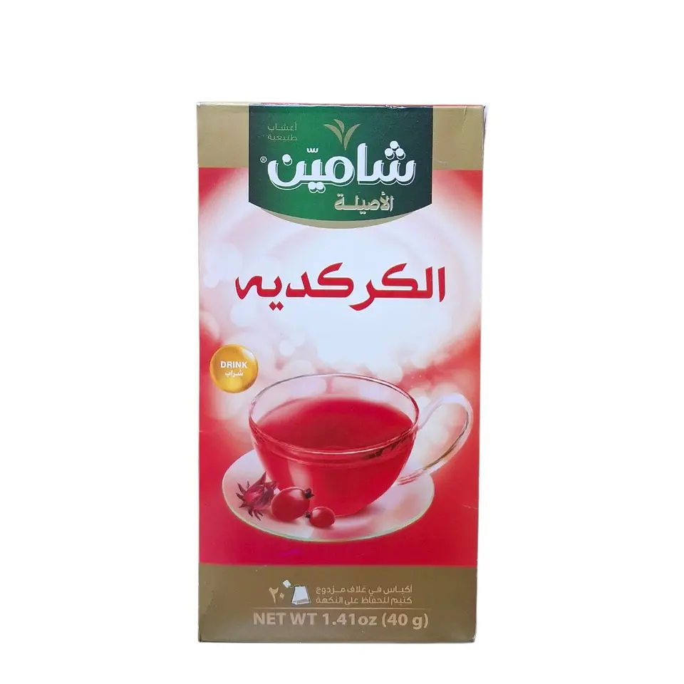 Té Chamain Hibiscus o flor de jamaica 20 bolsas  2