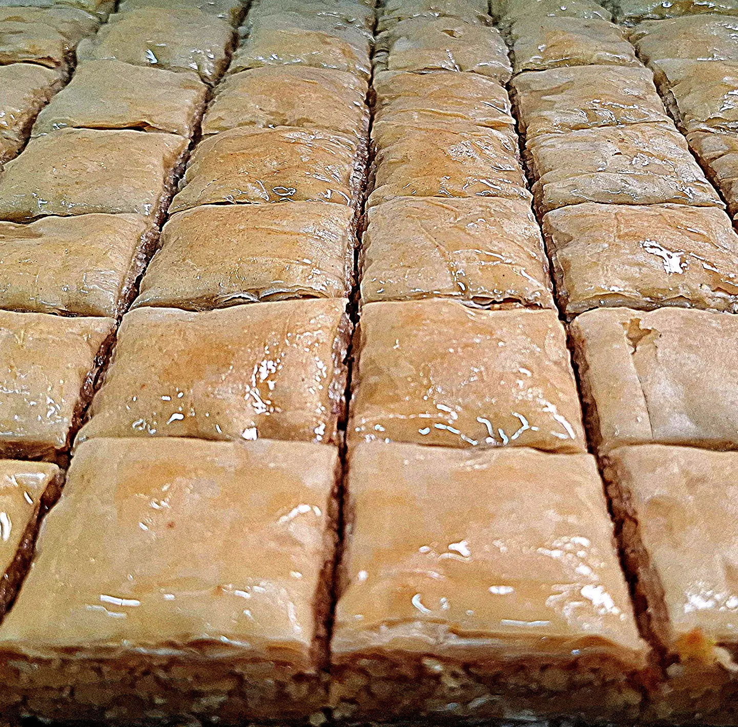 Dulce árabe Baklawa variedades - unidad 2