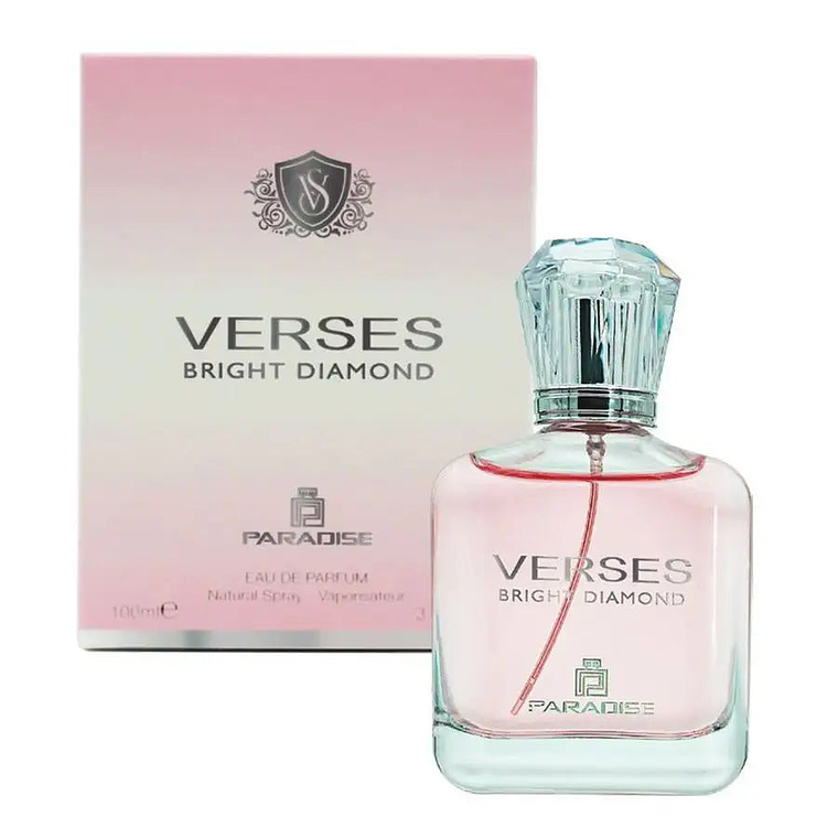 Perfume Fragrance World Paradise Verses Bright Diamond Edp 100Ml Mujer-Inspirado En Bright Crystal Versace 1